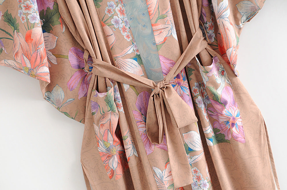 Petal Silk Kimono