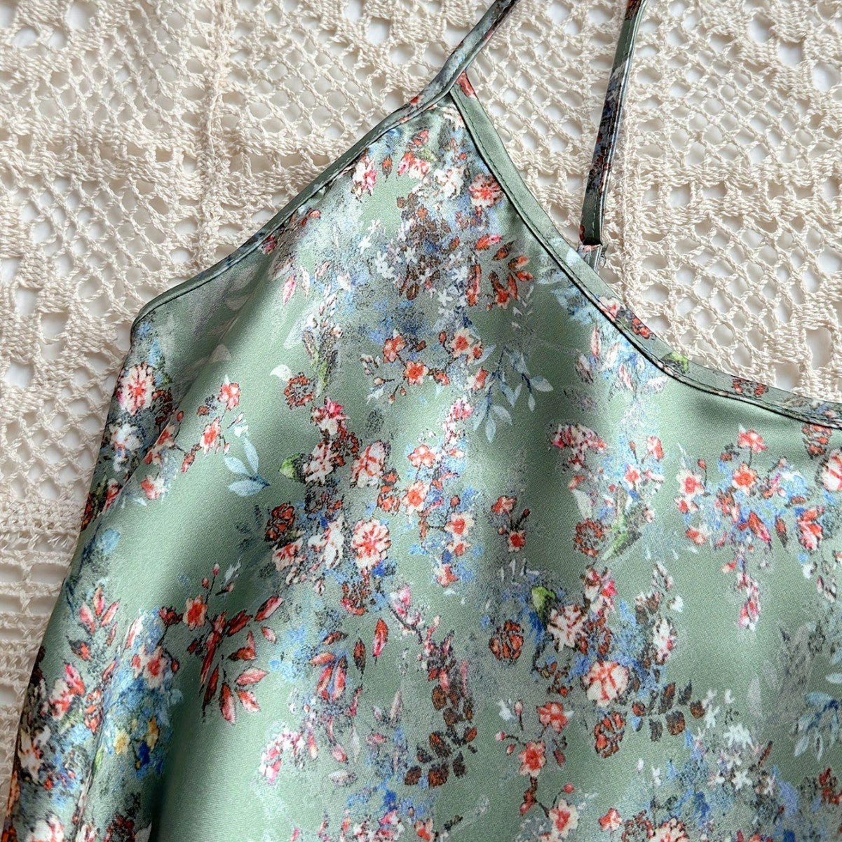 Floral Silky Slip