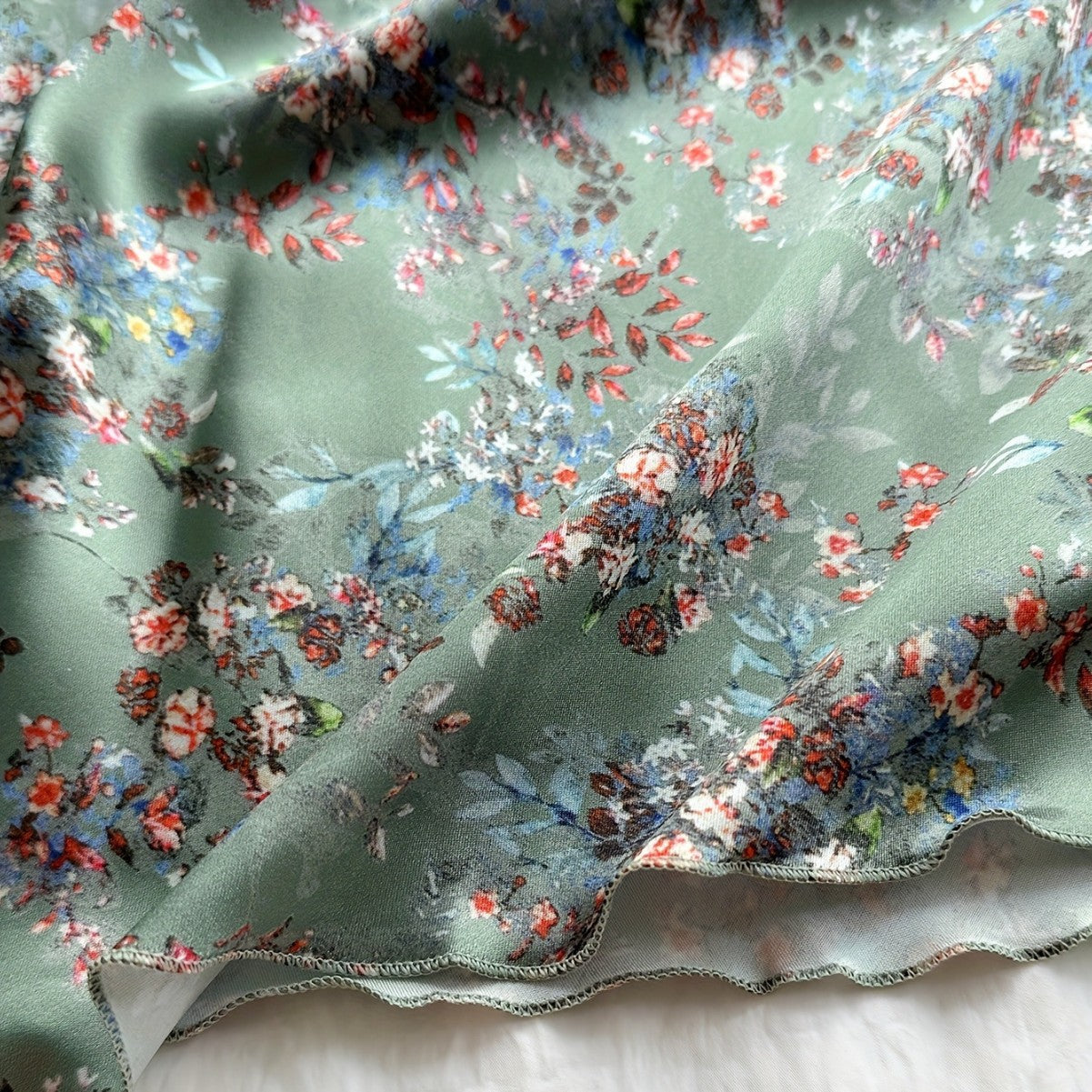 Floral Silky Slip
