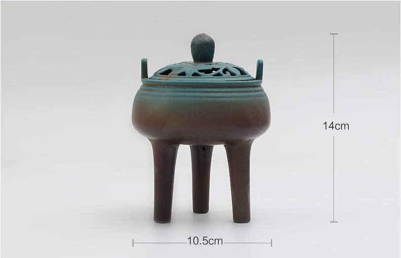 Antique Lotus Incense Burner