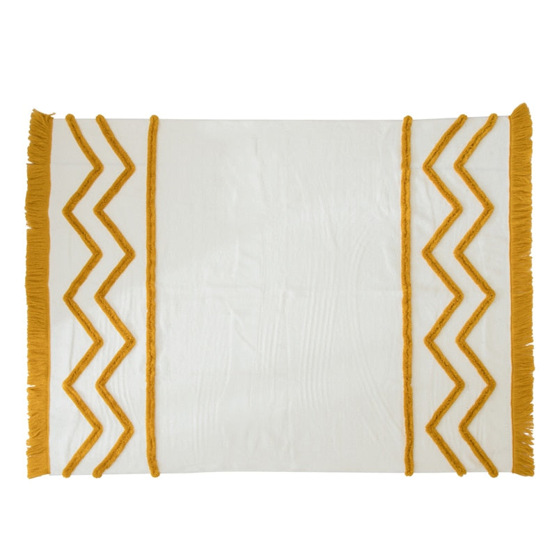 Sunset Tassel Throw
