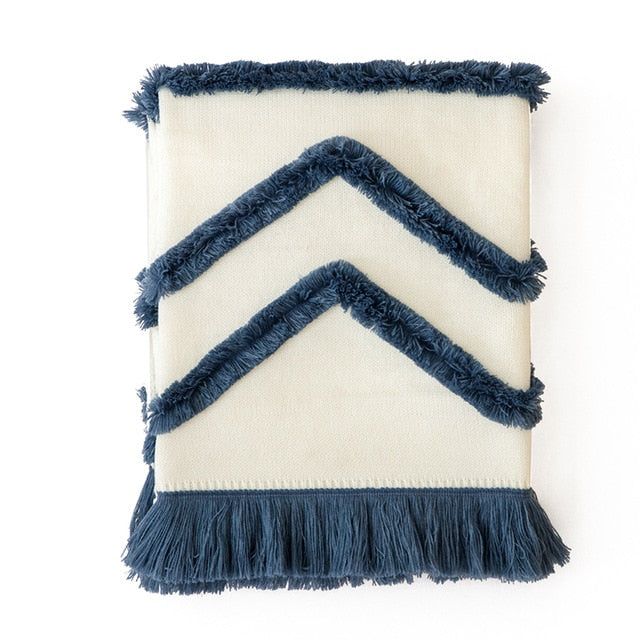 Sunset Tassel Throw