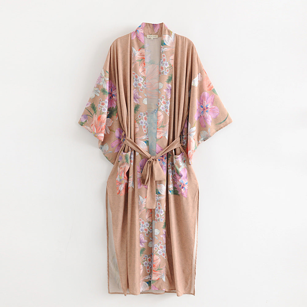 Petal Silk Kimono