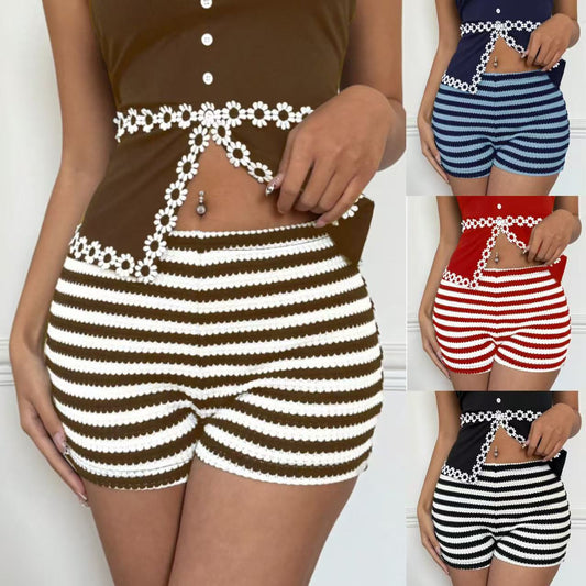 Rib knit Shorts