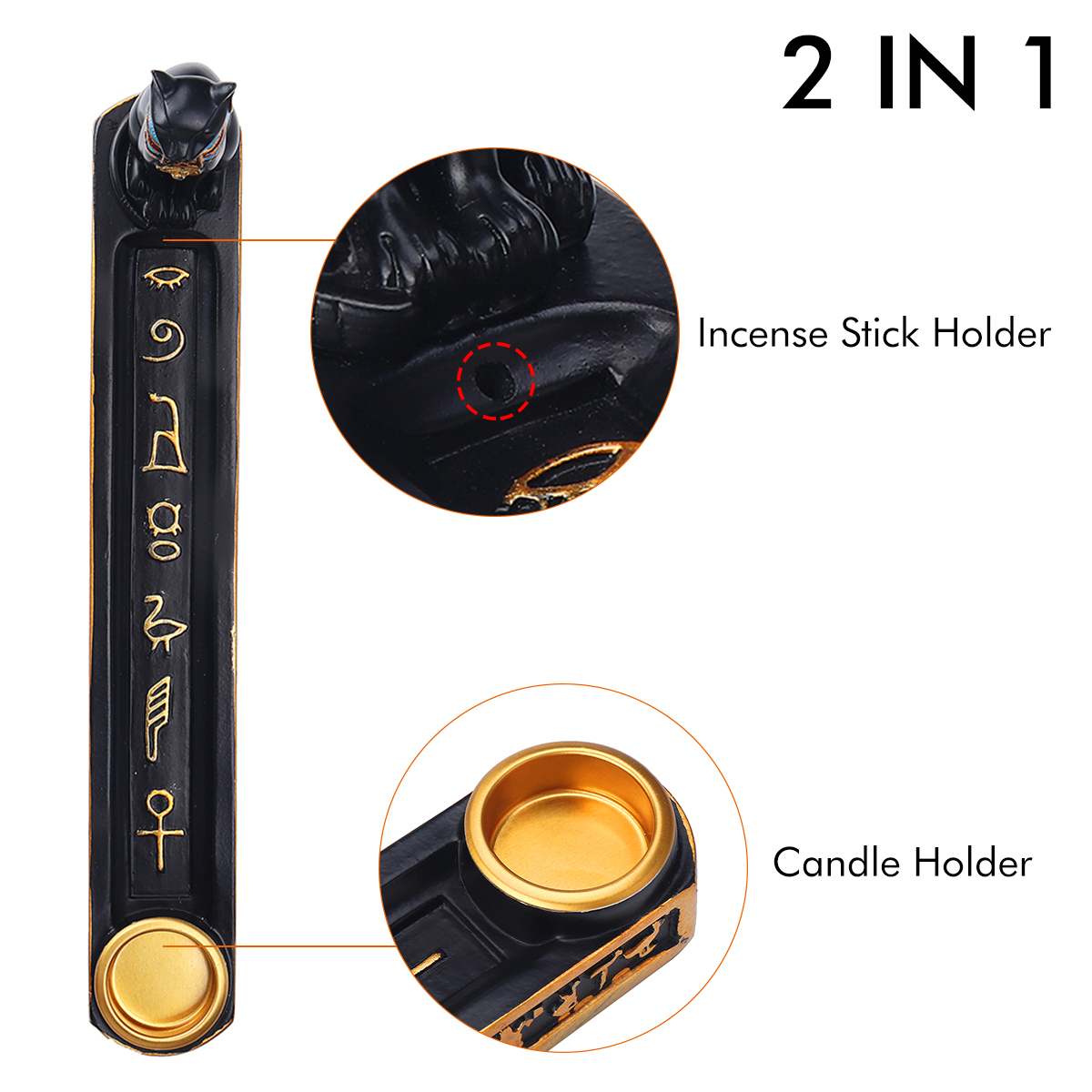 Bastet Incense Holder