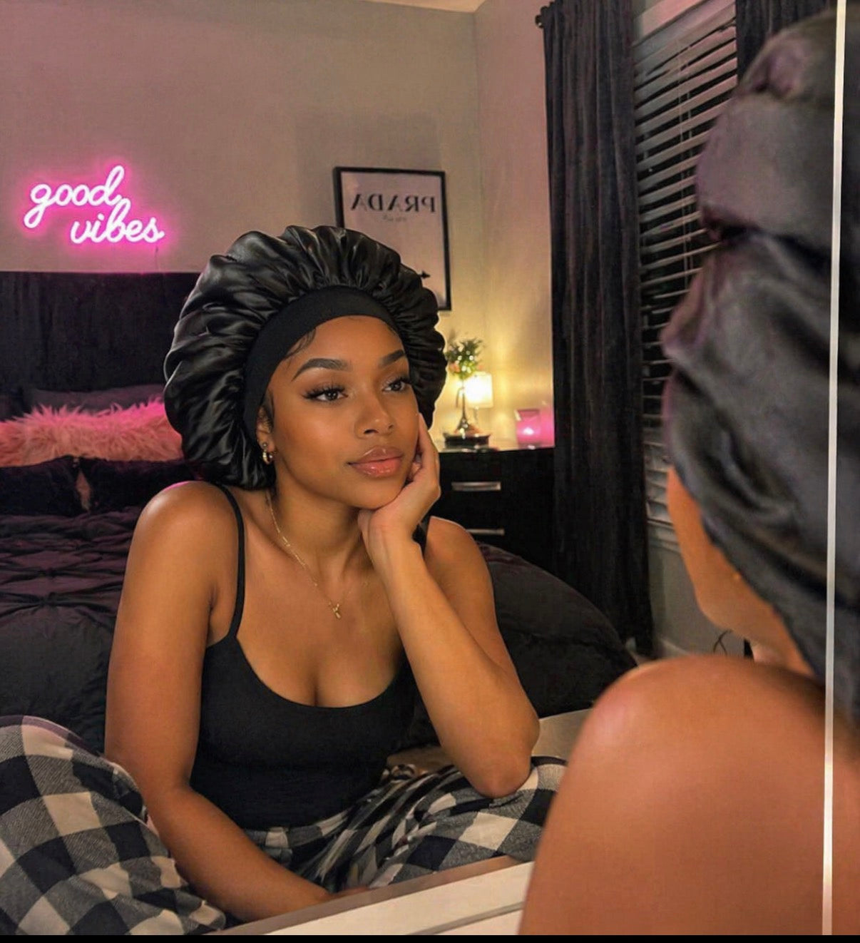 Satin Silk Bonnet