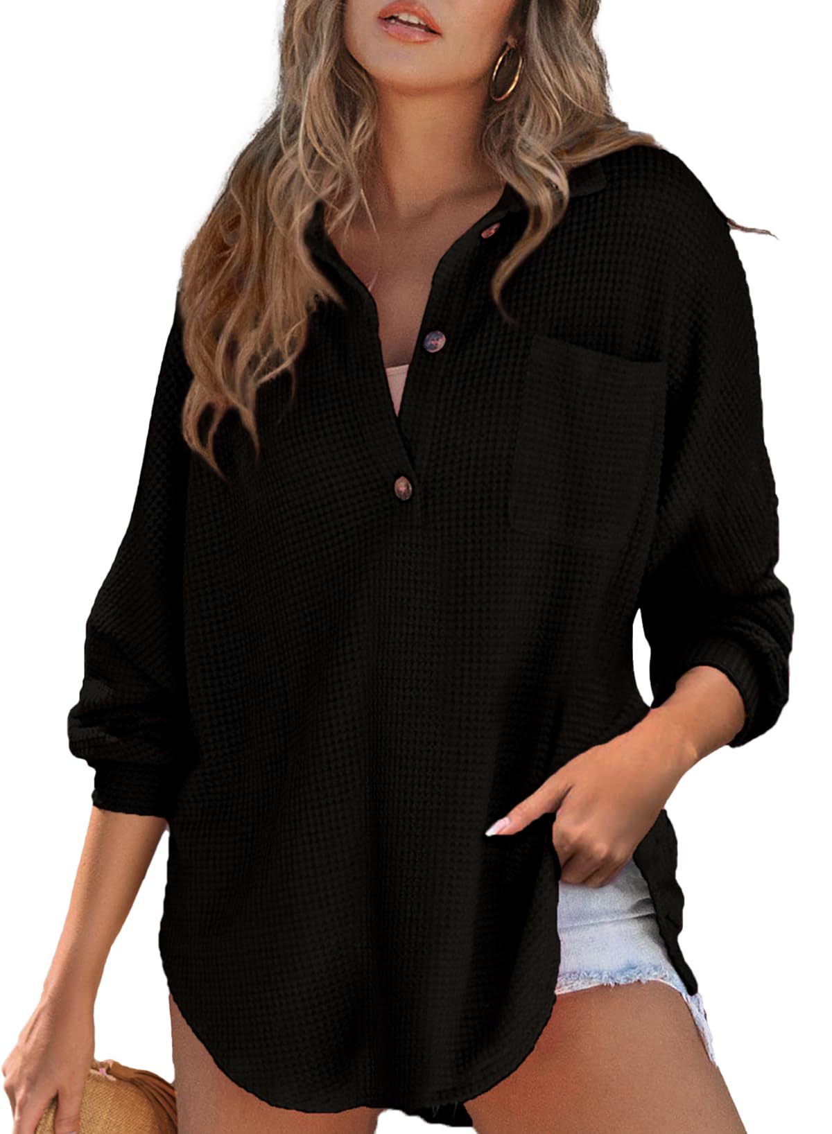 Cozy waffle Sweater