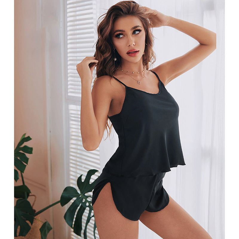 Soft Nights Satin Set